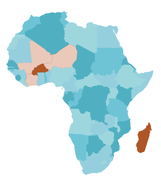 Barksanem licences in Africa
